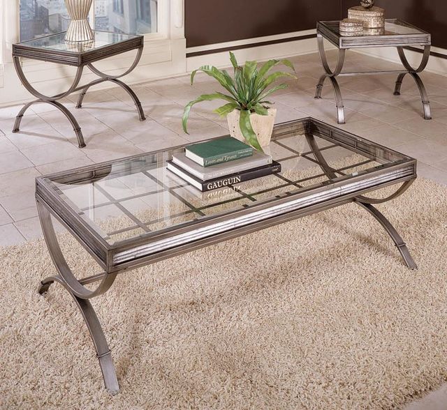 Steve Silver Co. Emerson 3-Piece Silver Occasional Table Set-0