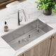 Elkay Crosstown® 3-Piece Polished Satin 36-1/2" x 18-1/2" x 9" Single Bowl Undermount Sink Set-3