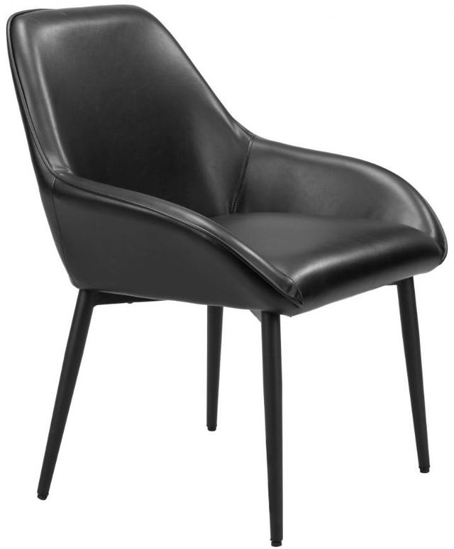 Zuo® Modern Vila Black Dining Side Chair-0