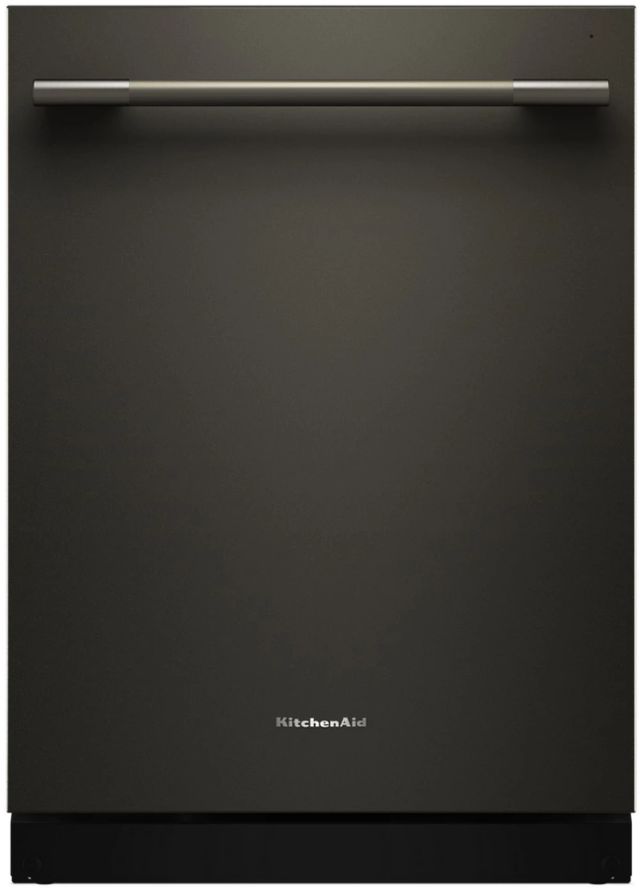 KitchenAid® 24" Black Ore Top Control Built-In Dishwasher with Third Level Jet Rack and 40+ Total Wash Jets-0