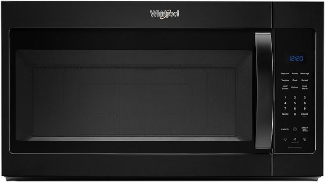 Whirlpool® 30" 1.9 Cu. Ft. Black Over the Range Microwave-0