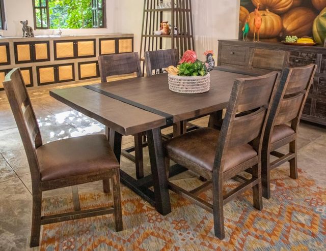 International Furniture Direct Urban Art Brown Side Chair-1