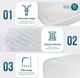 Furniture of America® Artemisia 6" Memory Foam Plush Tight Top Full Mattress-3