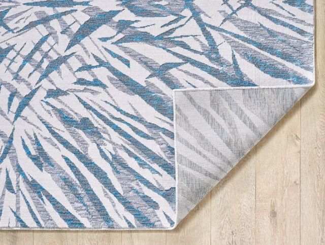 KAS Rugs Luna Gold/Gray Watercolors 5'x8' Area Rug-2