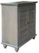 Lamps Per Se Gray 2-Door Shutter Cabinet-1