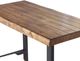 Steve Silver Co. Landon Natural Honey Counter Table with Black Base-3