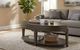 Hammary® Nicolette Hamilton Charcoal Oval Coffee Table-1