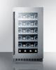 Summit® Classic 2.9 Cu. Ft. Stainless Steel Wine Cooler-3