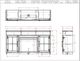Legends Home Hampton Barnwood/Jasmin White 74" Fireplace Console-3
