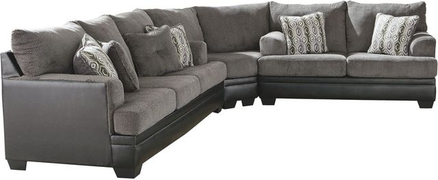 Signature Design by Ashley® Millingar 3-Piece Smoke Sectional-0