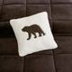 Olliix by Woolrich Alton Brown and Ivory Full/Queen Plush to Sherpa Down Alternative Comforter Set-1