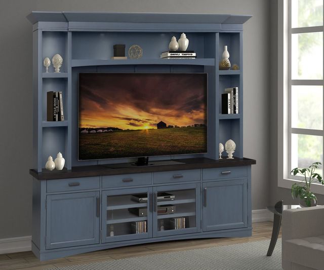 Parker House® Americana Modern Denim Entertainment Center-1