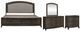 Liberty Furniture Avalon 4-Piece Coffee Bean Queen Upholstered Bedroom Set -0