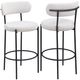 Coaster® Viola 2-Piece BlackCream Upholstered Bar Stool Set-0
