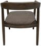 International Furniture Direct Natural Teca Brown/Gray Arm Chair-4