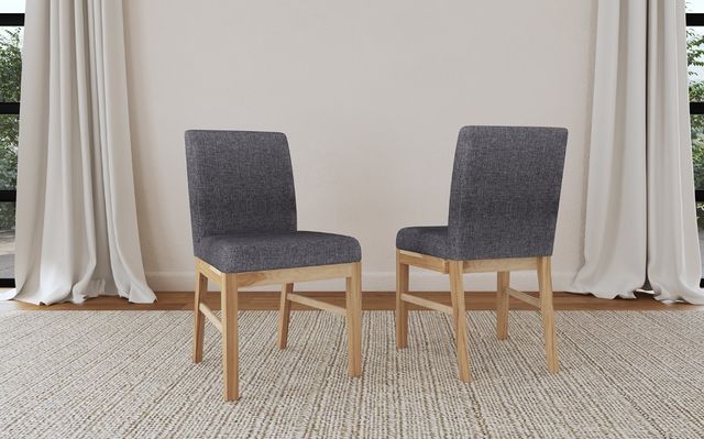 A-America® Esmond Parson Gray/Natural Parson Chair-2