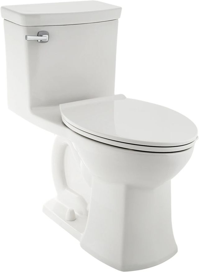American Standard Townsend® VorMax® White One-Piece Chair Height Elongated Toilet with Seat 1.28 gpf/4.8 Lpf-0