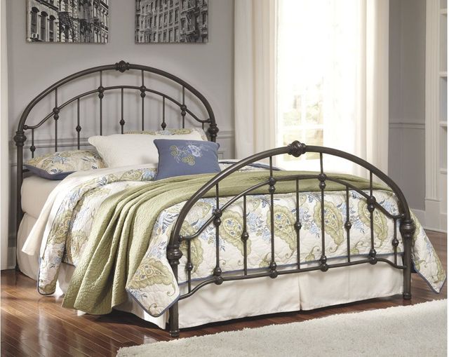 Signature Design by Ashley® Nashburg Bronze King Metal Bed-3