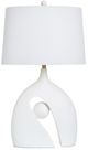 Stylecraft Norman Wyatt Matte White Table Lamp-0