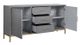 Stylecraft Milano Sheen Slate Gray Sideboard-3