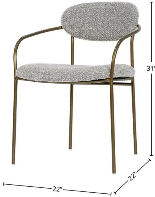 LH Home Oasis Oatmeal Dining Chair-1
