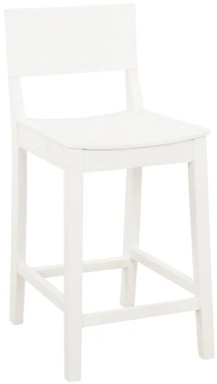 Linon Kentucky 2-Piece White Counter Stool Set-3