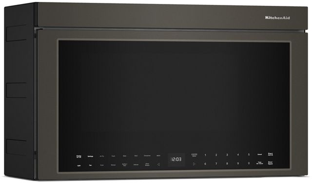 KitchenAid® 1.1 Cu. Ft. Black Ore Over The Range Microwave-2