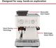 KitchenAid® Porcelain White Semi-Automatic Espresso Machine-4