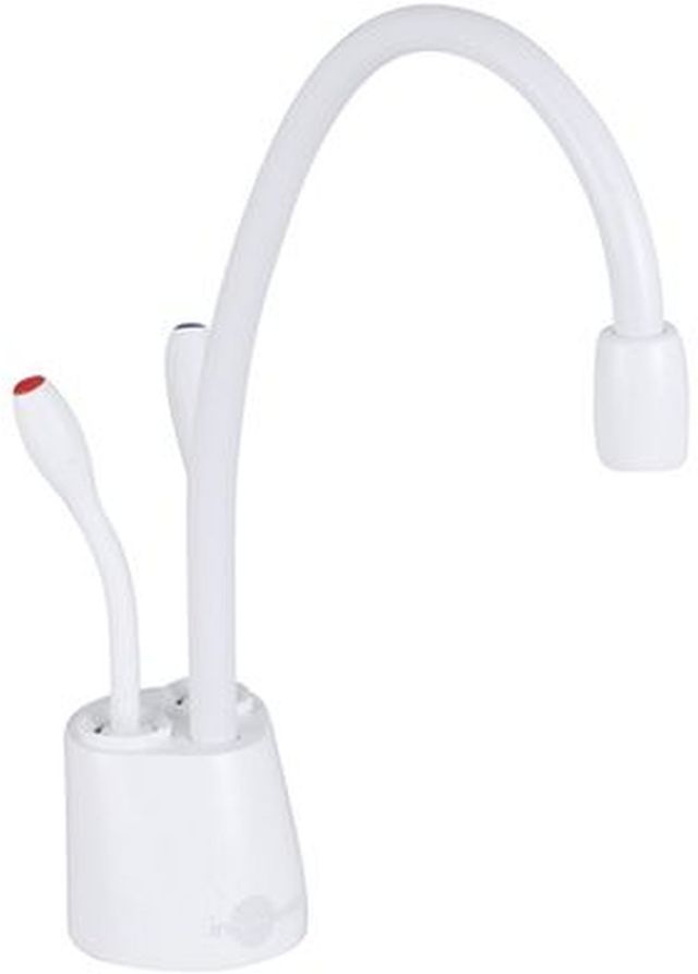 InSinkErator® White Indulge™ Contemporary Hot/Cold Faucet-3