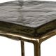 Uttermost® Ovard Glass Top Accent Table with Antique Gold Frame-4