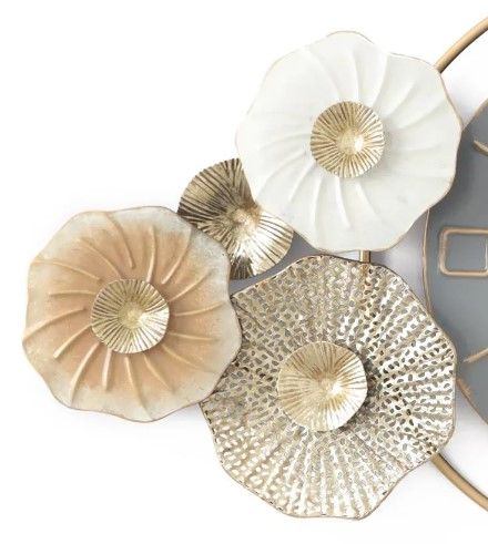 Classy Art Style 8 Gold/Gray Wall Clock-1