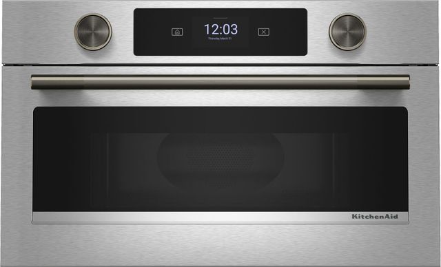 KitchenAid® 1.4 Cu. Ft. PrintShield Stainless Steel Built-In Microwave with Air Fryer-2