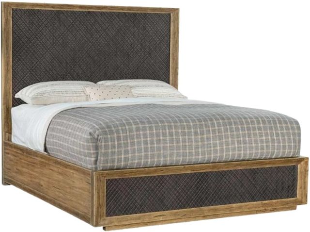 Hooker® Furniture Big Sky Charcoal/Vintage Natural California King Panel Bed-0
