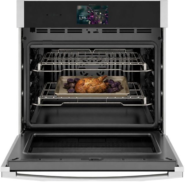 GE Profile™ 30" Stainless Steel Smart Single Electric Wall Oven with In-Oven Camera and No Preheat Air Fry-2
