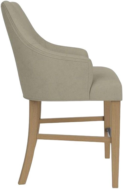 Riverside Furniture Mix-N-Match Chairs 2-Piece Sand Swoop Arm Upholstered Stool Set-3