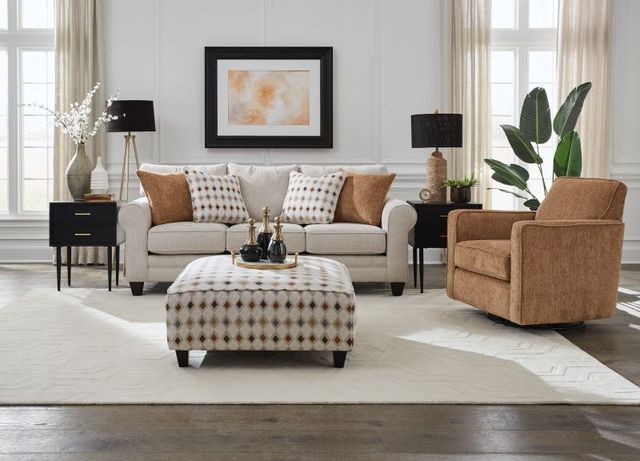 Fusion Furniture Wowza Impulse Brandy Swivel Glider Chair-1