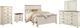 Signature Design by Ashley® Willowton 5-Piece Whitewash Queen Panel Bed Set-0