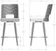 Amisco Customizable Chase Swivel Counter Stool-2