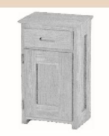 Crate Designs™ Furniture Brindle Night Table Drawer-2
