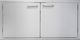 Viking® 5 Series 42" Stainless Steel Outdoor Double Access Doors-0