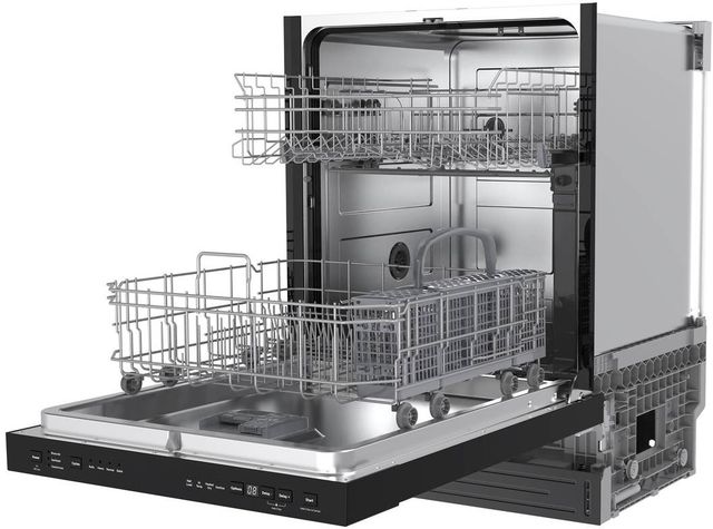 GE® 24" Black Top Control Built-In Dishwasher-4