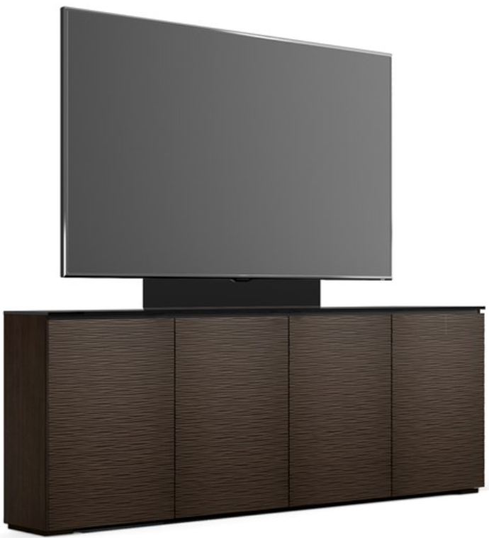 Salamander Designs Chameleon Low Profile 347 With TV Mount Wengé Speaker Integrated Cabinet - Thumbnail 3