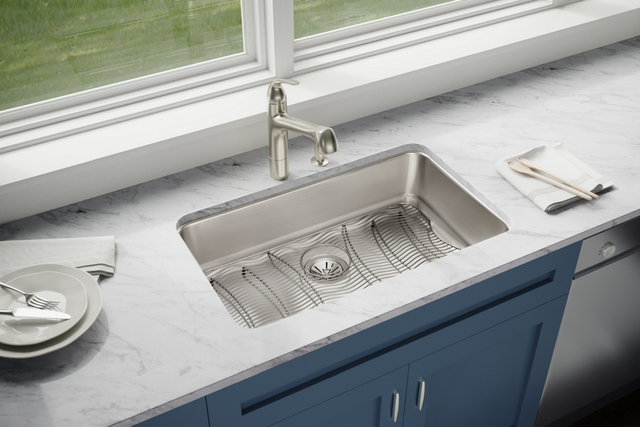 Elkay Lustertone® Classic 3-Piece Lustrous Satin 30-1/2" x 18-1/2" x 7-1/2" Single Bowl Undermount Sink Set-2