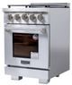 Kucht Professional KFX Series 24" Stainless Steel Pro Style Propane Gas Range with True Simmer Burners-2
