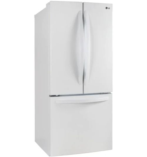 LG 21.8 Cu. Ft. White French Door Refrigerator-2