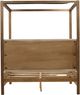 Dovetail Furniture Emmalyn Dark Brown King Canopy Bed-3