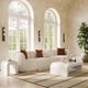 TOV Furniture Hump White Arched Coffee Table-1