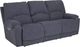 HomeStretch Showtime Graphite Power Reclining Sofa with Headrest and Lumbar-0