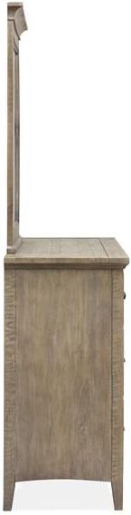 Magnussen Home® Paxton Place Dovetail Grey Landscape Mirror-4