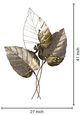 Classy Living 3 Tropical Leaves Metal Wall Decor-2